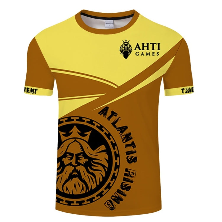 3D Printed Pirate King Pattern Loose Casual Short Sleeve T-Shirt for Men