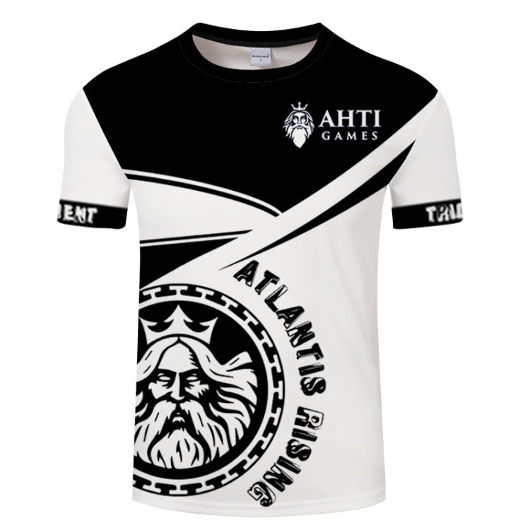 3D Printed Pirate King Pattern Loose Casual Short Sleeve T-Shirt for Men