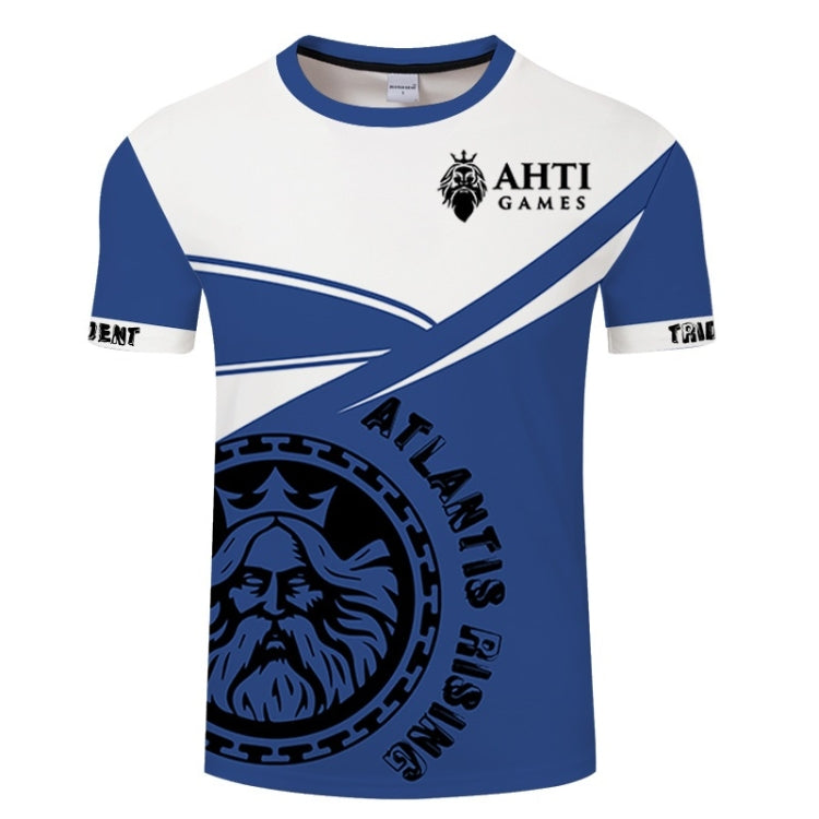 3D Printed Pirate King Pattern Loose Casual Short Sleeve T-Shirt for Men