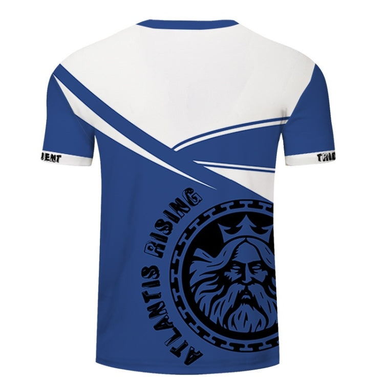 3D Printed Pirate King Pattern Loose Casual Short Sleeve T-Shirt for Men