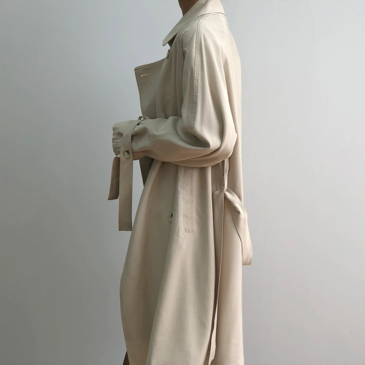 Ladies Mid-length Loose Windbreaker Jacket