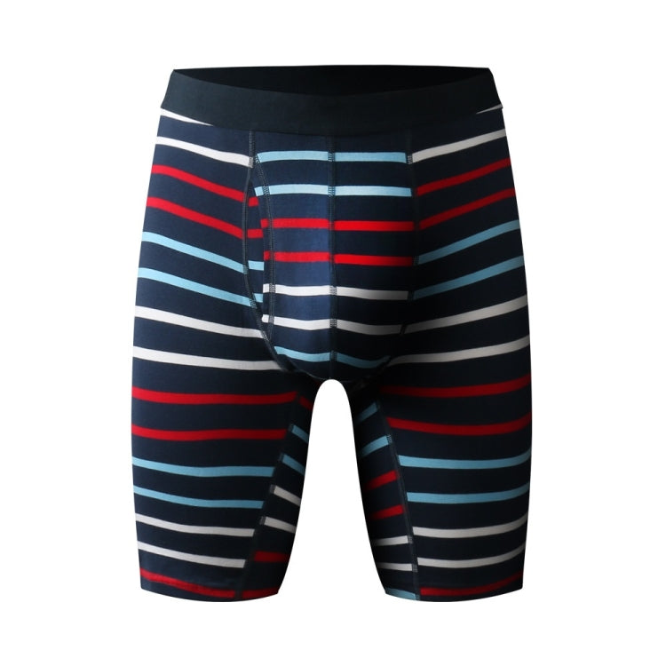 Men Fitness Exercise Lengthened Pure Cotton Sliver Texture Underwear