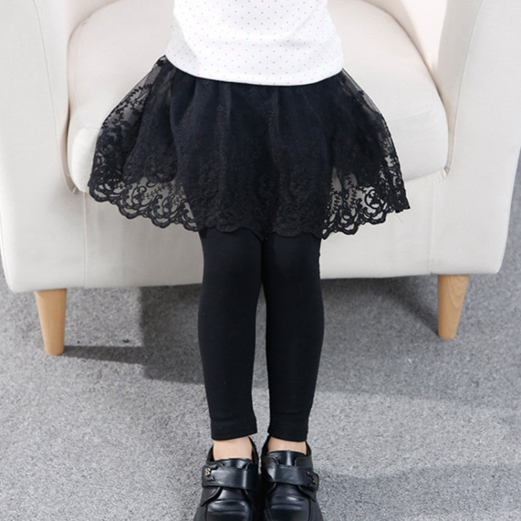 Spring And Autumn Fake Two-piece Pantskirt Cotton Bottoming Trousers For Girls