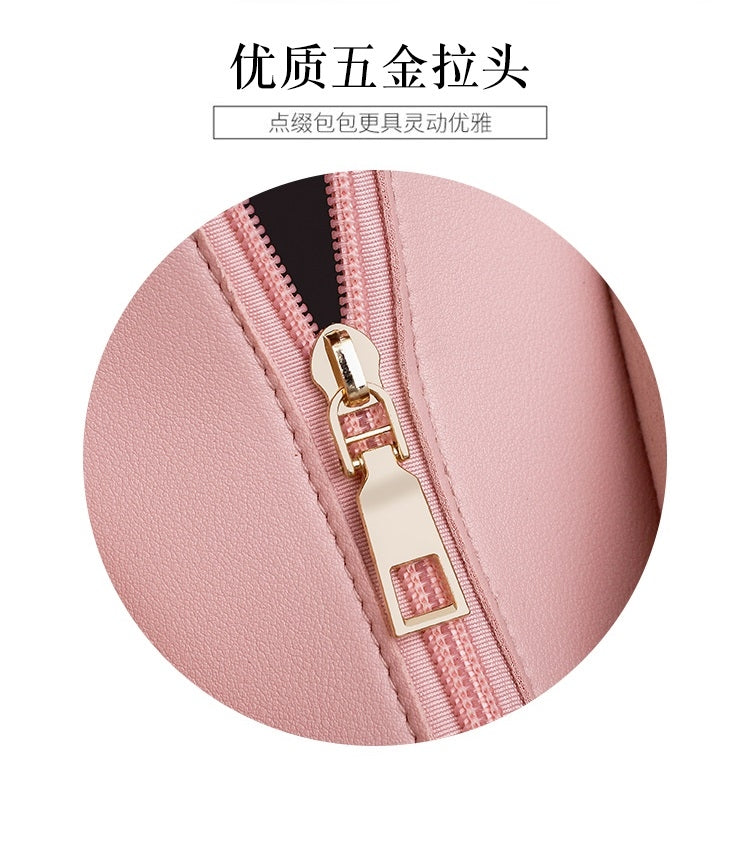 3 in 1 PU Leather Women Handbag Single-shoulder Bag