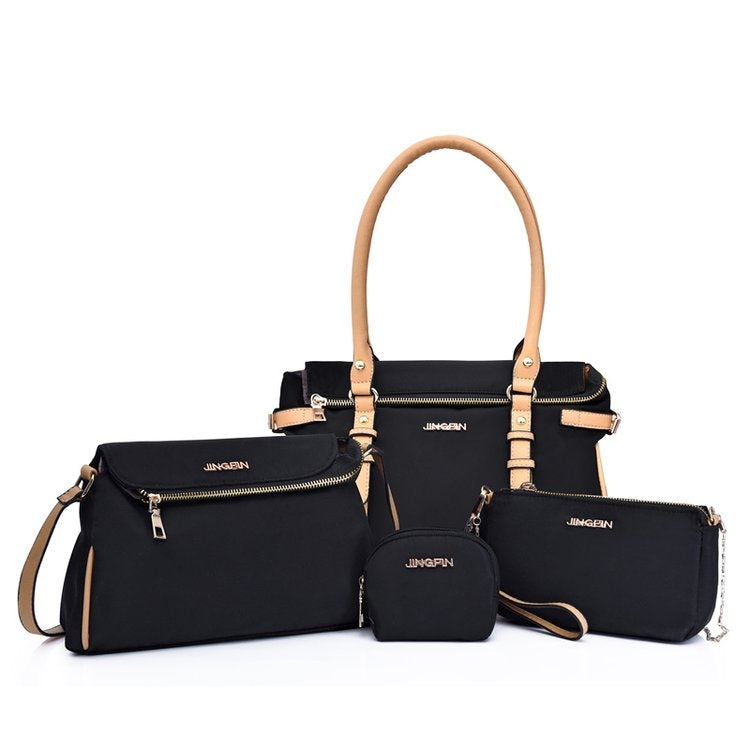 4 In 1 Oxford Cloth Women Handbag Single-shoulder Bag