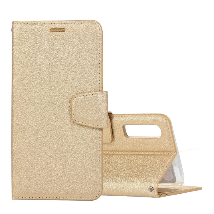 Silk Texture Horizontal Flip Leather Case for Huawei P30, with Holder & Card slots & Wallet & Photo Frame
