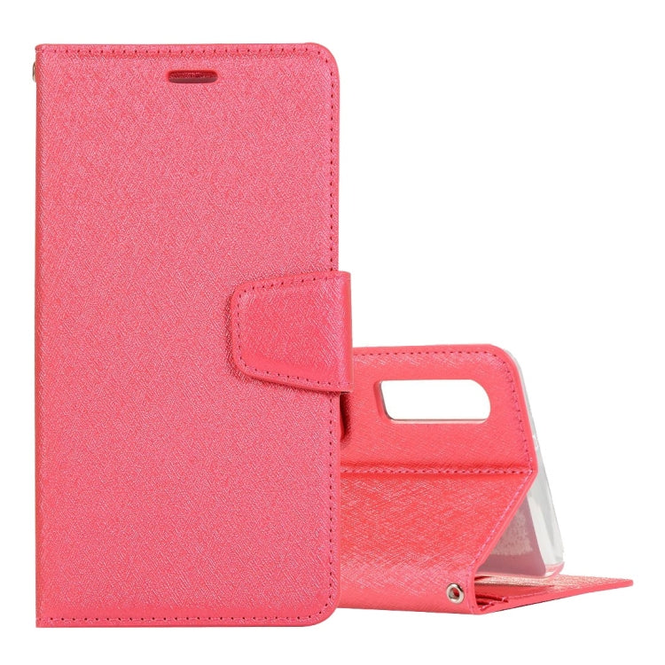 Silk Texture Horizontal Flip Leather Case for Huawei P30, with Holder & Card slots & Wallet & Photo Frame