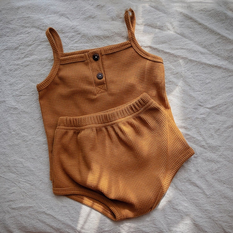 Baby Camisole Triangle Shorts Homewear Two-piece Suit