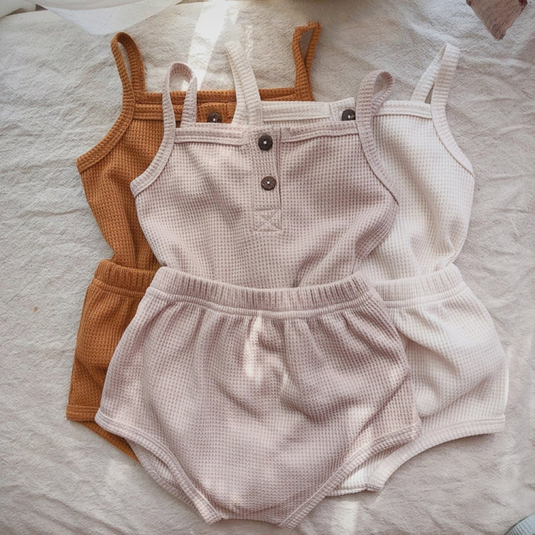 Baby Camisole Triangle Shorts Homewear Two-piece Suit