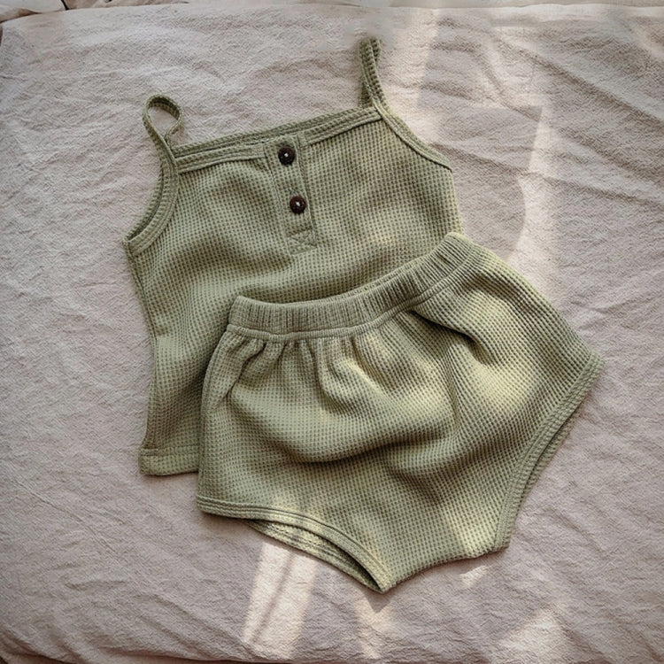 Baby Camisole Triangle Shorts Homewear Two-piece Suit