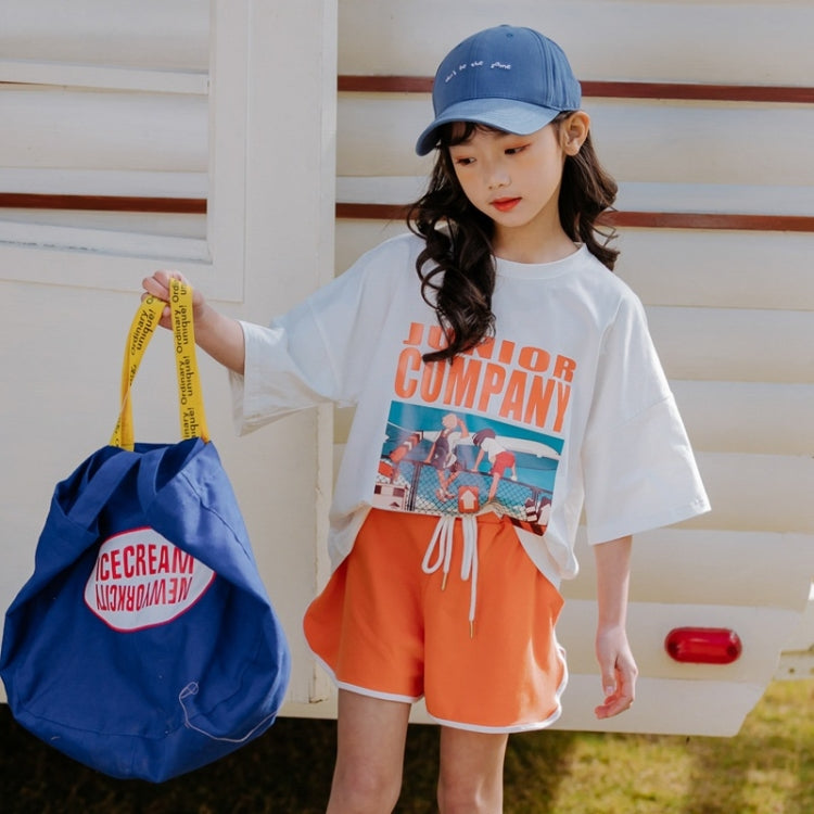 Girls Casual Loose Fashion Sports Two-piece Suit