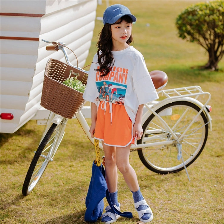 Girls Casual Loose Fashion Sports Two-piece Suit