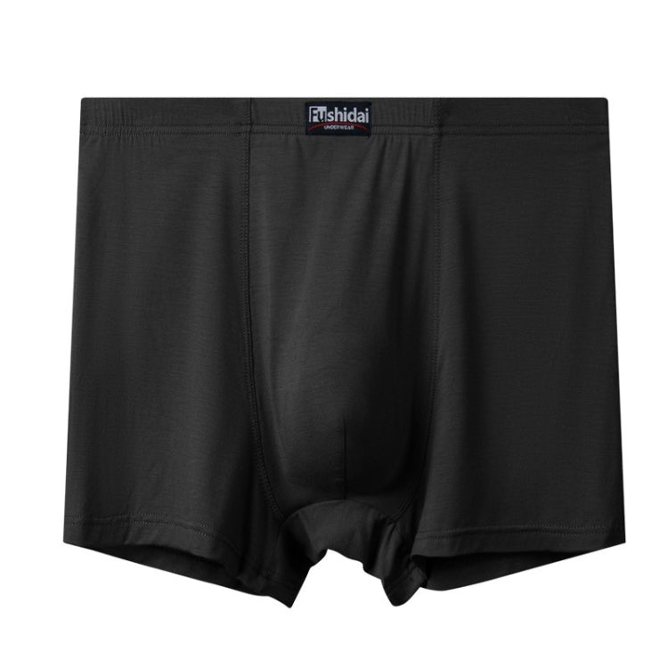 2 PCS Men Modal High Waist Breathable Boxer Underwear