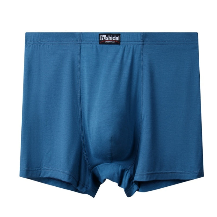 2 PCS Men Modal High Waist Breathable Boxer Underwear