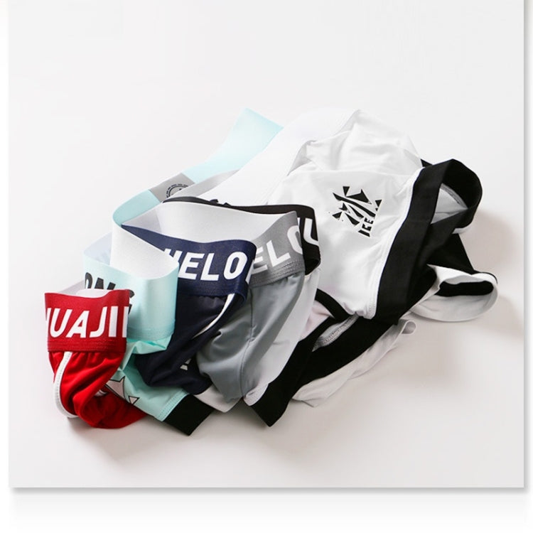 Men Loose Ice Silk Breathable Boxer Underwear