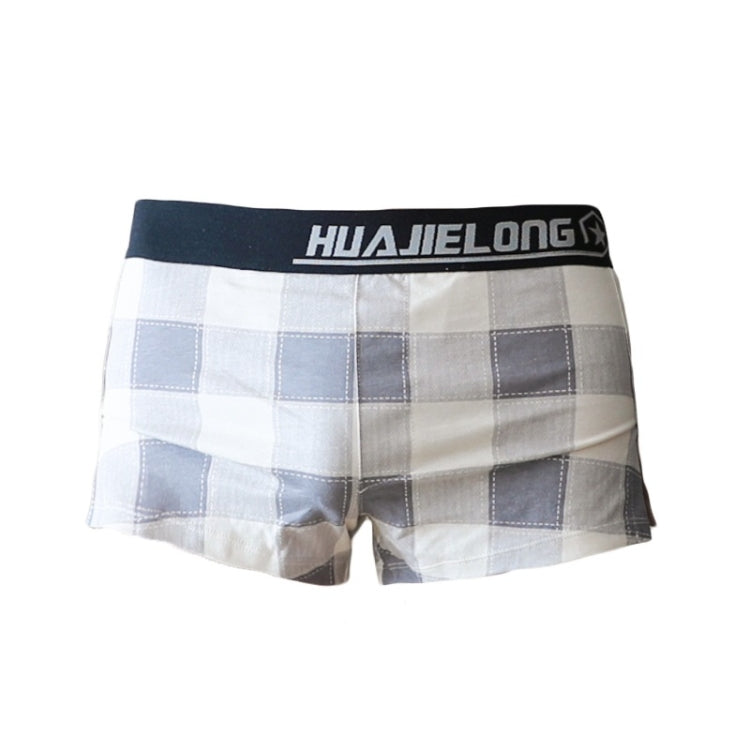Men Plus Size Mid-waist Breathable Four-corner Flat Underwear
