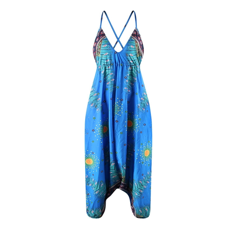Ladies Printed Loose Wide Leg Sports Yoga Pants