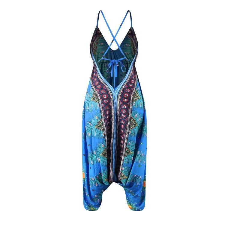 Ladies Printed Loose Wide Leg Sports Yoga Pants