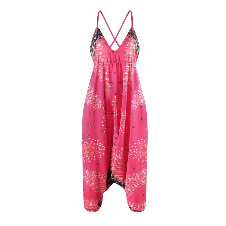 Ladies Printed Loose Wide Leg Sports Yoga Pants