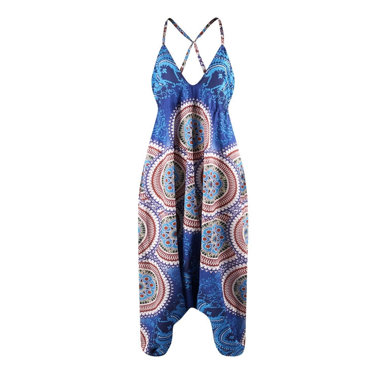 Ladies Printed Loose Wide Leg Sports Yoga Pants