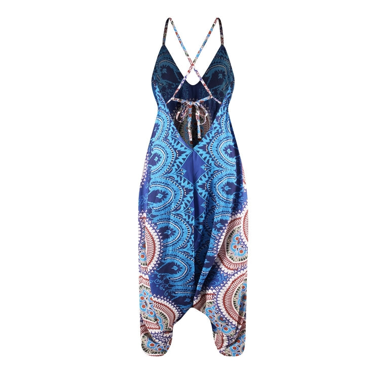 Ladies Printed Loose Wide Leg Sports Yoga Pants