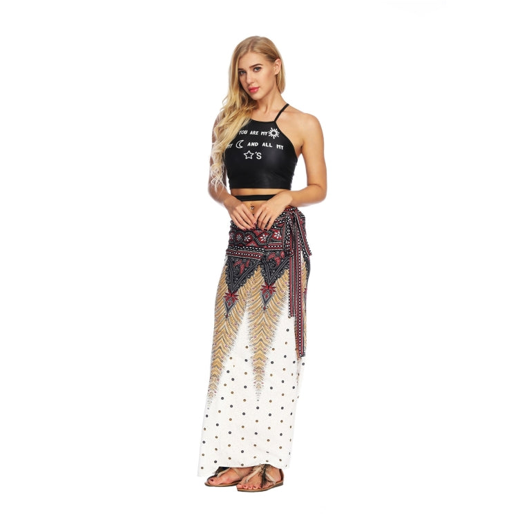 Women Printed Slim Slimming Long Skirt
