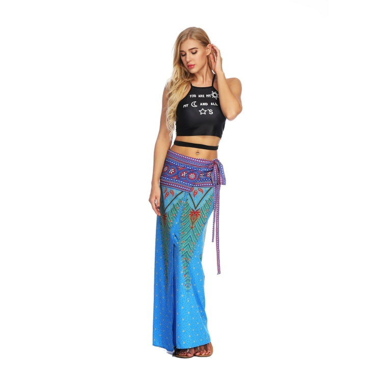 Women Printed Slim Slimming Long Skirt