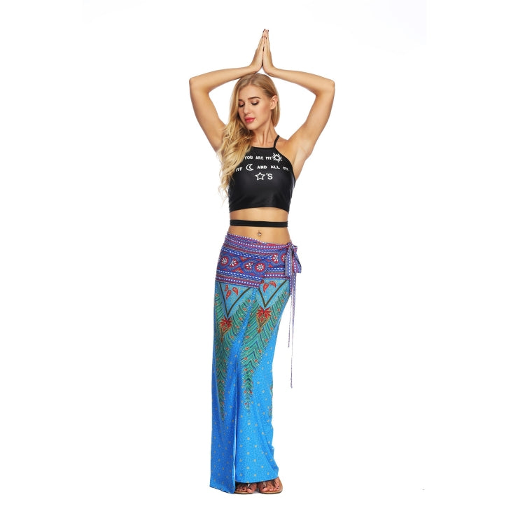 Women Printed Slim Slimming Long Skirt