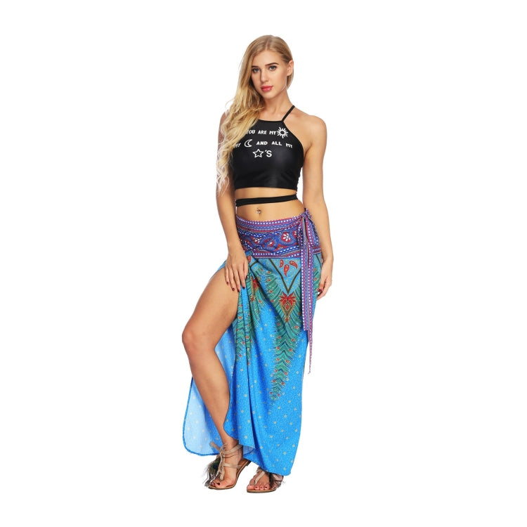 Women Printed Slim Slimming Long Skirt