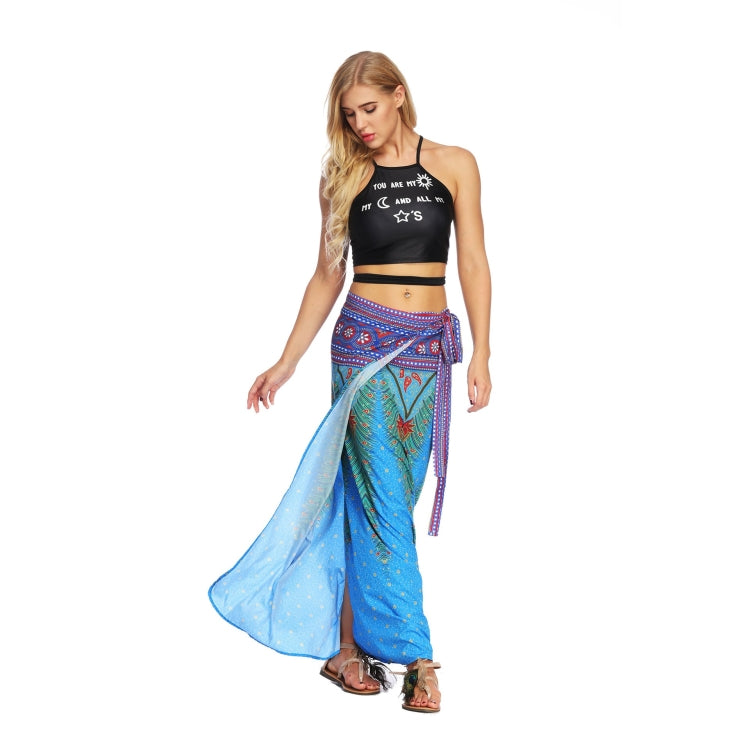 Women Printed Slim Slimming Long Skirt