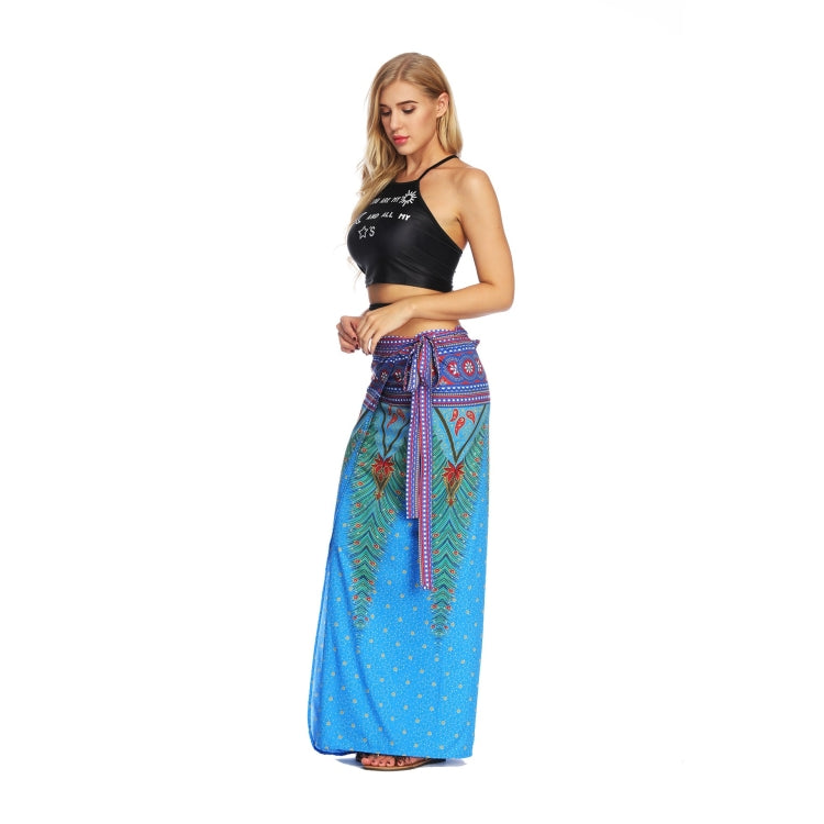 Women Printed Slim Slimming Long Skirt