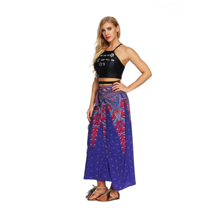 Women Printed Slim Slimming Long Skirt
