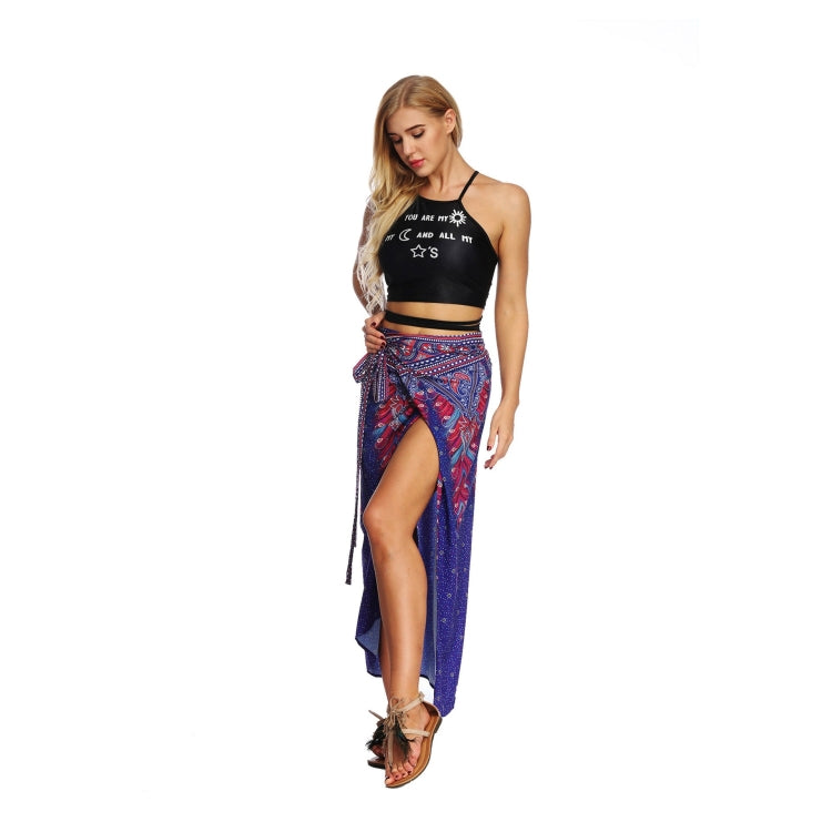 Women Printed Slim Slimming Long Skirt