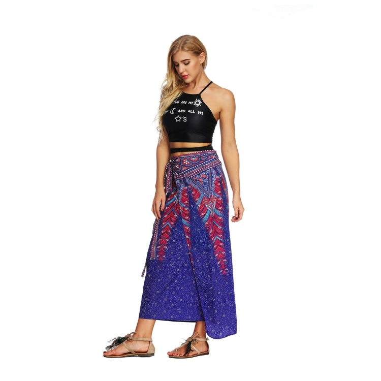 Women Printed Slim Slimming Long Skirt