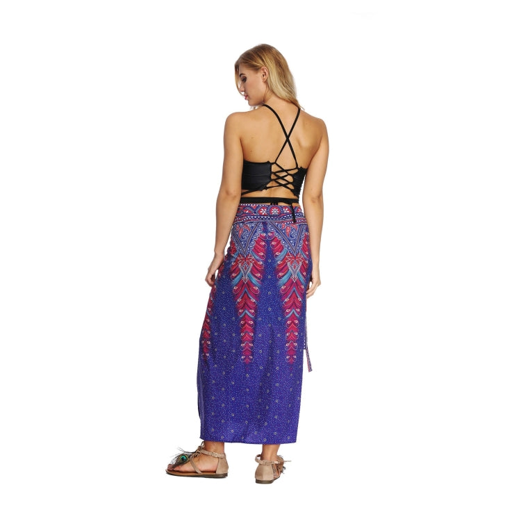 Women Printed Slim Slimming Long Skirt