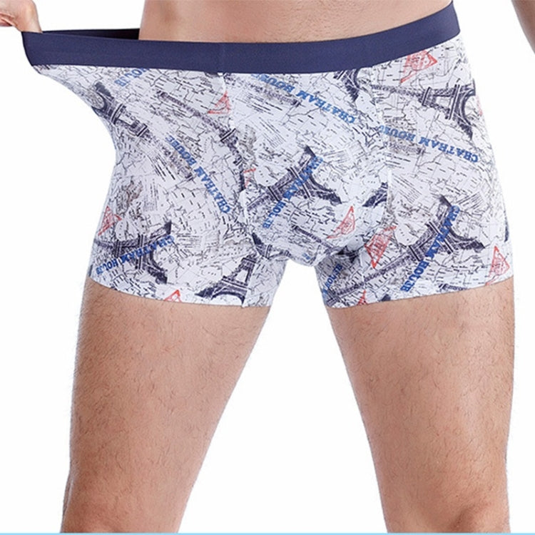 2 PCS Men Ice Silk Seamless Breathable Boxer Underwear