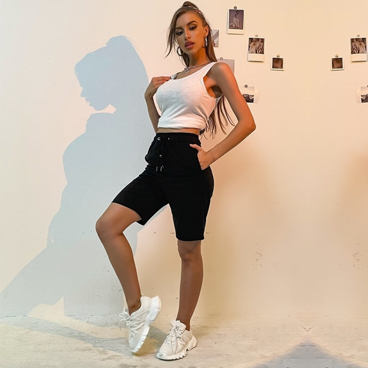 Women Solid Color Short Pants