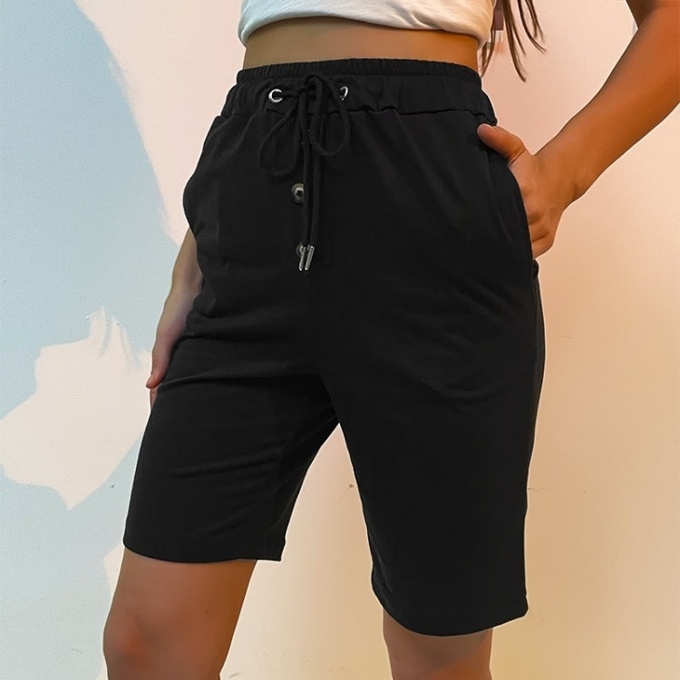Women Solid Color Short Pants