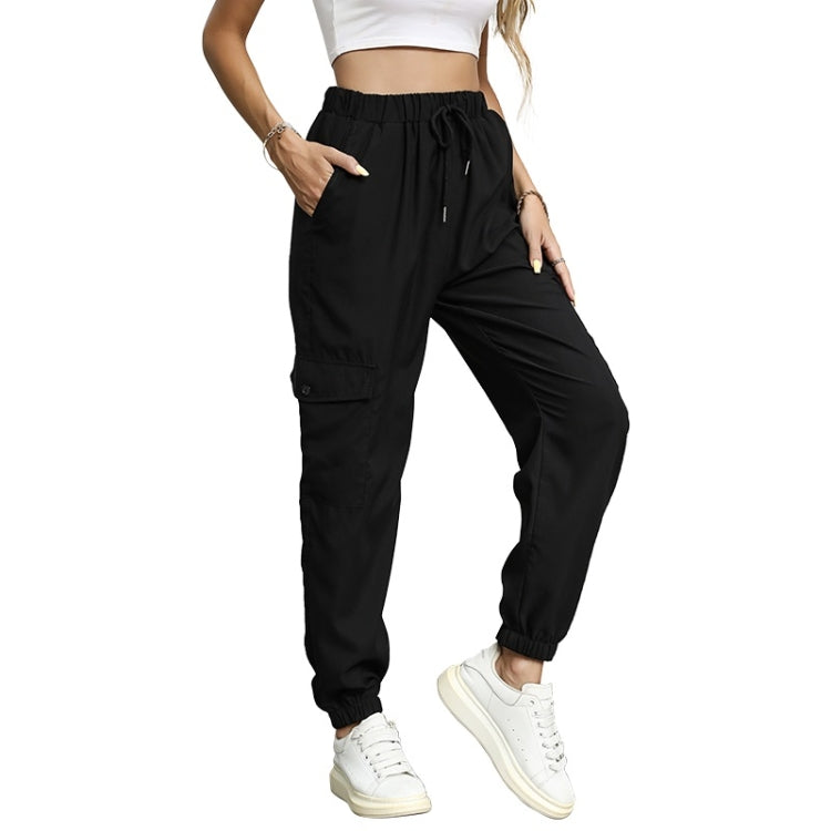 Women Solid Color Casual Pants