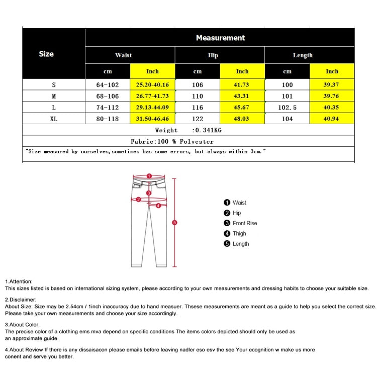 Women Solid Color Casual Pants