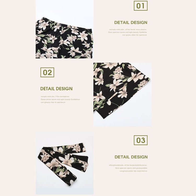 Women Chiffon Printed Boat Shoulder Jumpsuit