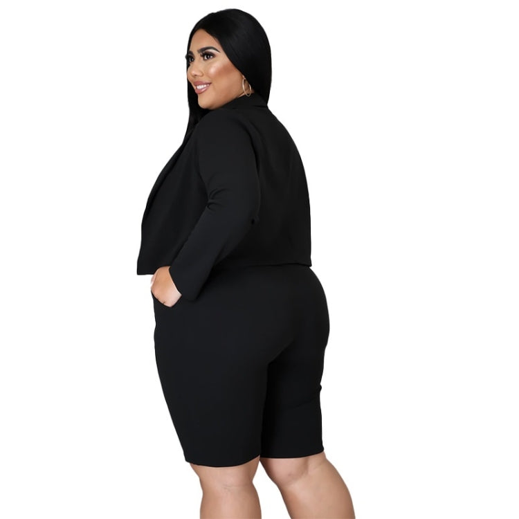 Pure Color Sexy Temperament Fashion Casual Suit