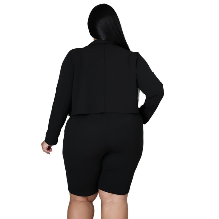 Pure Color Sexy Temperament Fashion Casual Suit