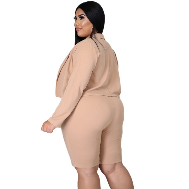 Pure Color Sexy Temperament Fashion Casual Suit