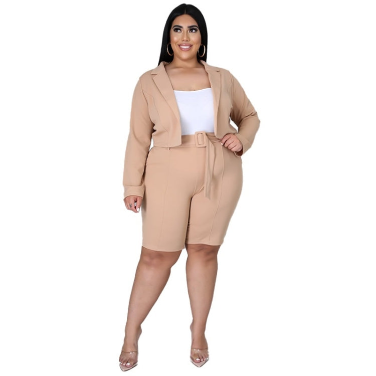 Pure Color Sexy Temperament Fashion Casual Suit