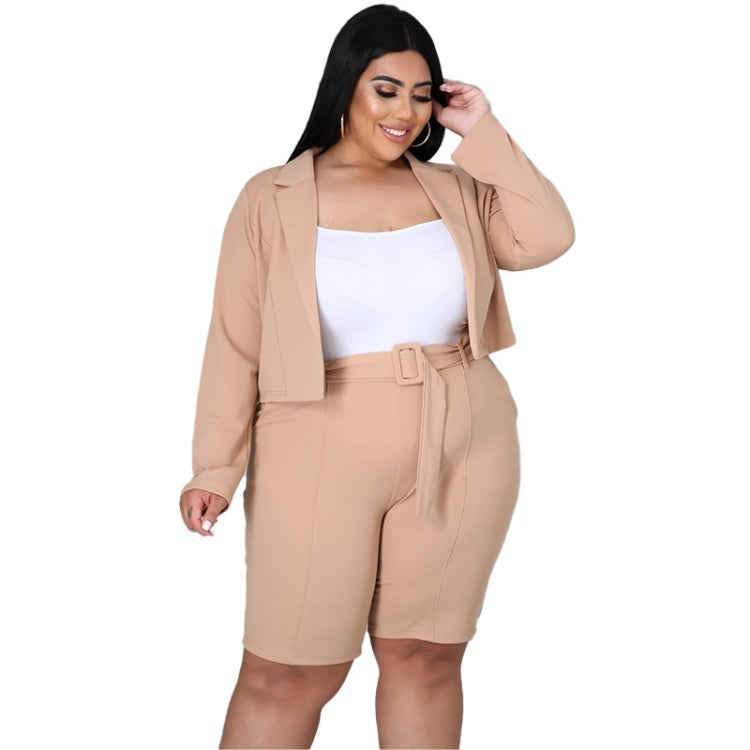 Pure Color Sexy Temperament Fashion Casual Suit