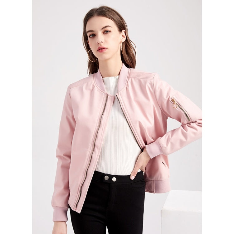 Autumn And Winter Thin Cotton Zipper Jacket Casual Coat For Women