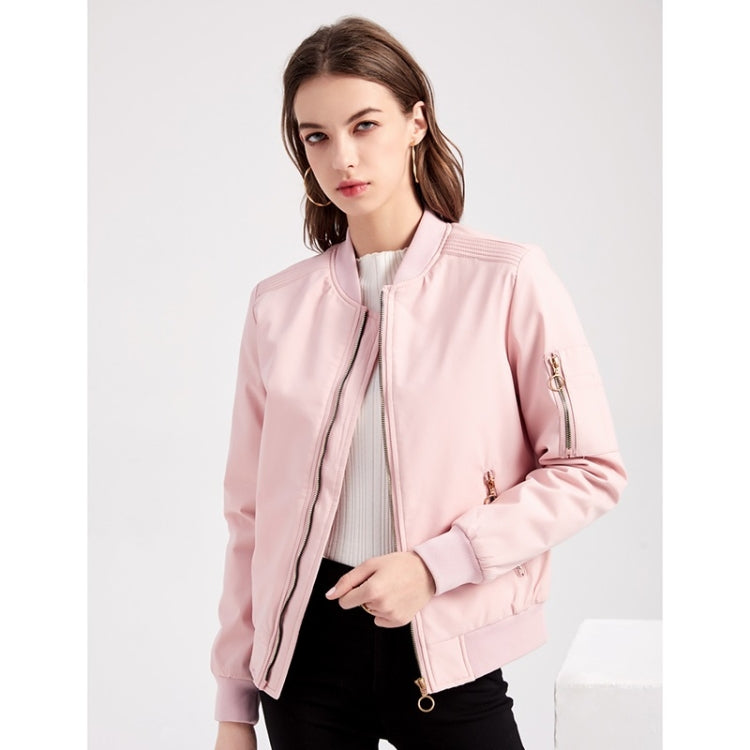 Autumn And Winter Thin Cotton Zipper Jacket Casual Coat For Women