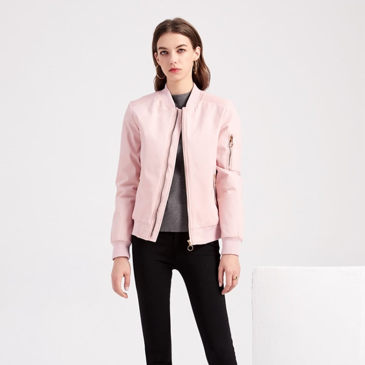 Autumn And Winter Thin Cotton Zipper Jacket Casual Coat For Women