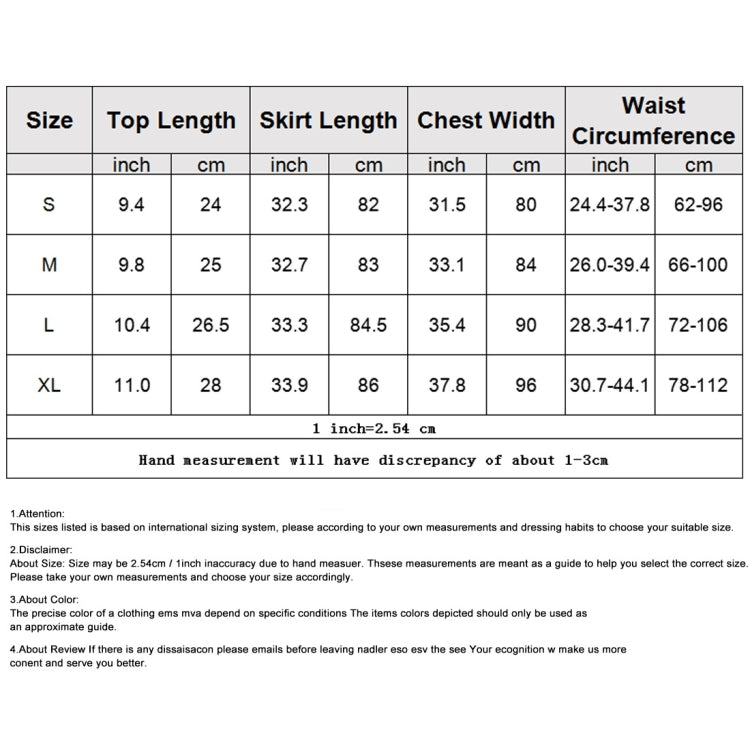 2 in 1 Pure Color Tube + Floral Long Skirt Set for Ladies